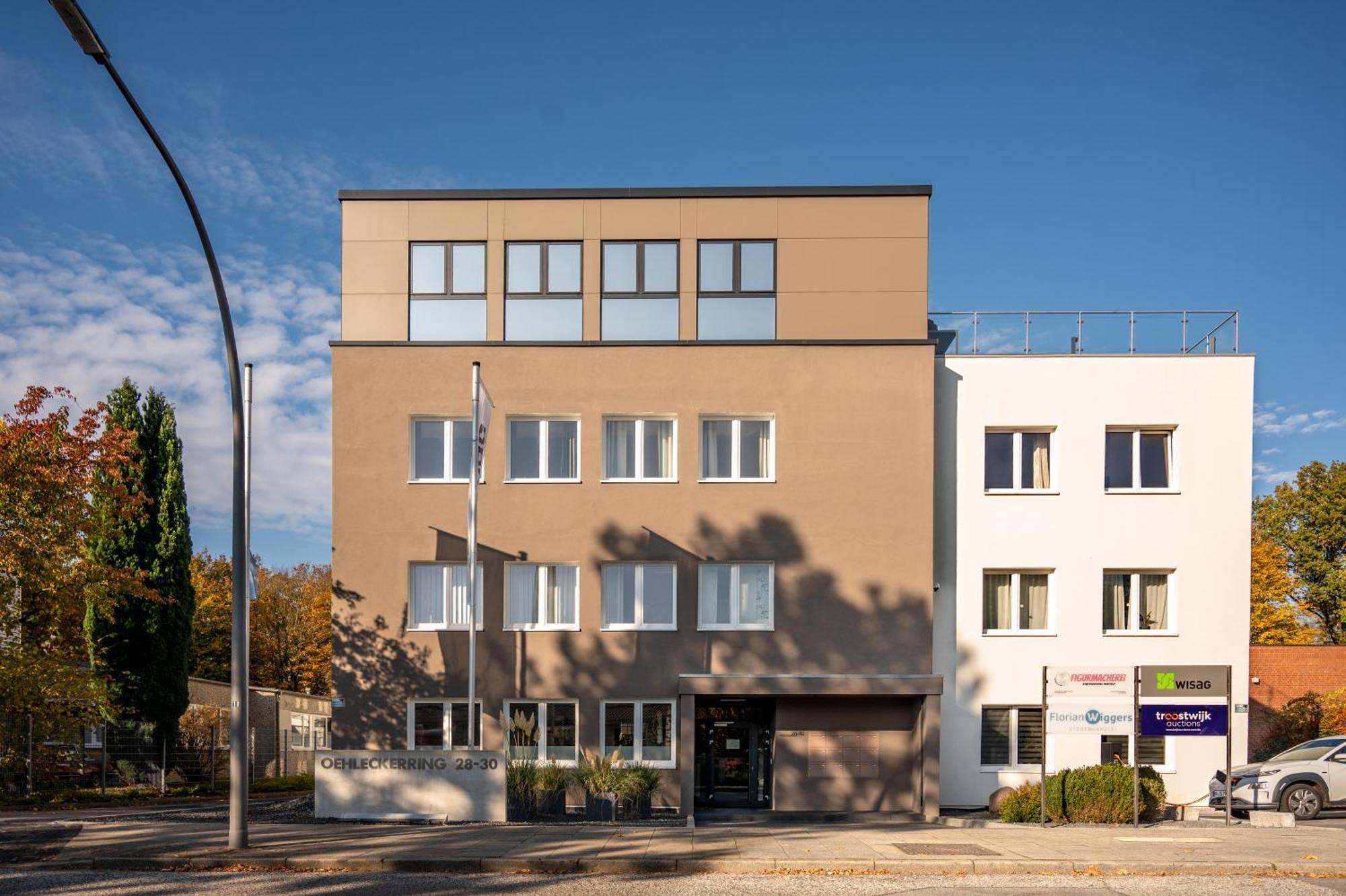 Airport Apartment Fuer 4 - Smart Tv - Kueche - Echarger Hamburg Kültér fotó